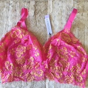 Cosabella Savona Longline Lace Bralette NWT 2XL